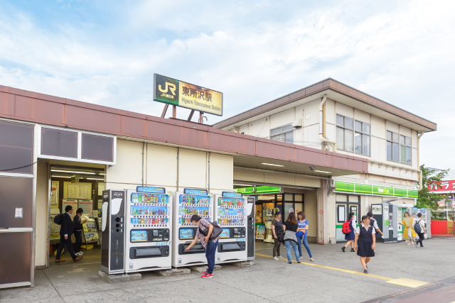 リニューアル前の駅舎外観